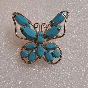 Rare Metal butterfly pin custom jewelry